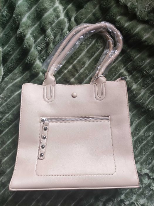 Beżowa torebka Szoperka M&S