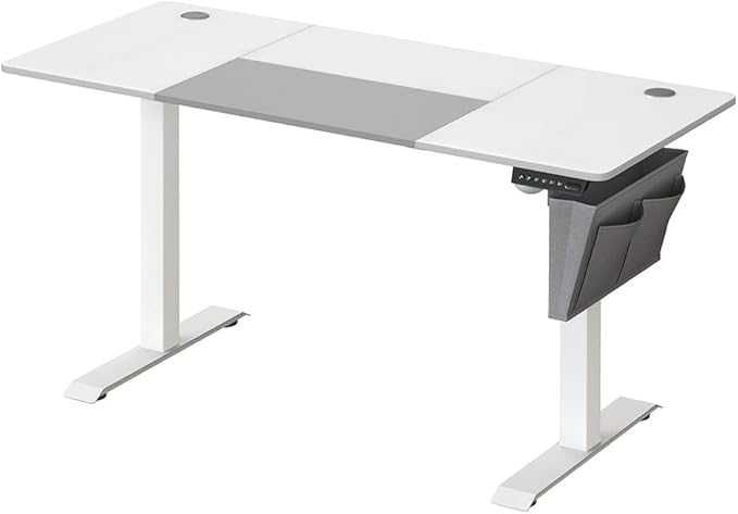 Biurko z elektryczną regulacją wysokości, 140 x 60 x (72-120) cm