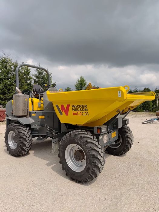 Wacker Neuson WOZIDŁO BUDOWLANE 6ton WACKER NEUSON 6001 4x4 3 4m3 obrotowa wywrotka 3 Stronna Thwaites Benford MECALAC Ausa sxr TEREX Deutz 4 cyl ST TA6s kiper taczka wysyp  Wacker Neuson 6001 6 ton 4m3 obrotowe wywrotka kiper Mocny bezawaryjny