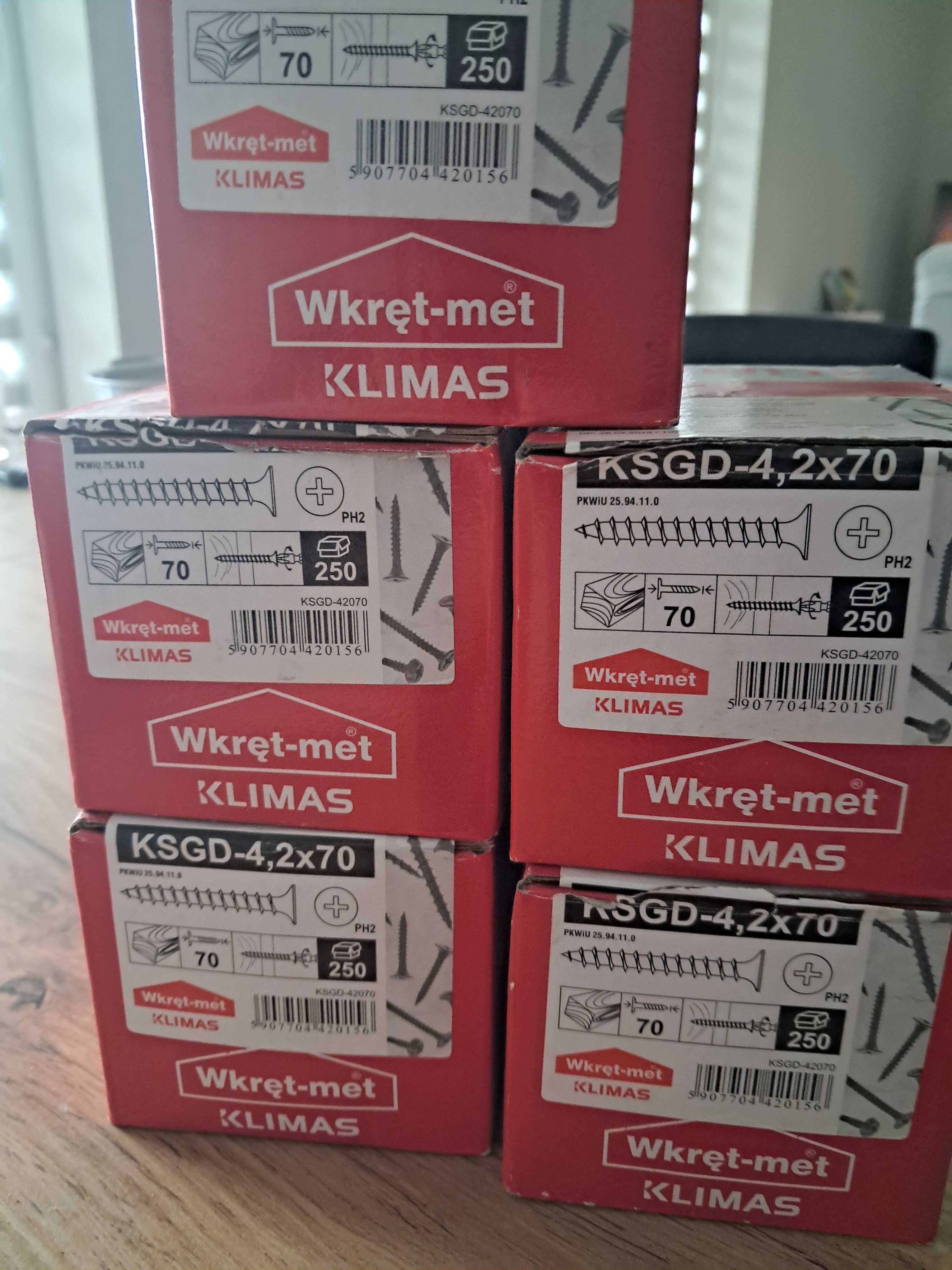 Wkręt do plyty g-k,z gwintem do drewna 4.2×70.