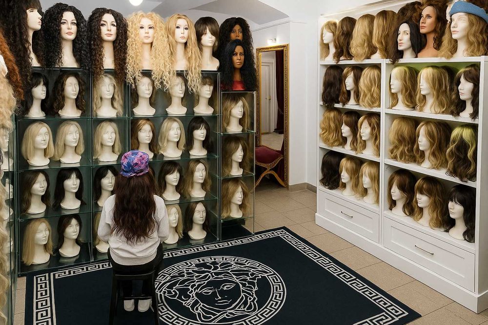 Naturalne włosy doczepiane 50cm w kolorze 6 czekoladowym -Nessaja wigs