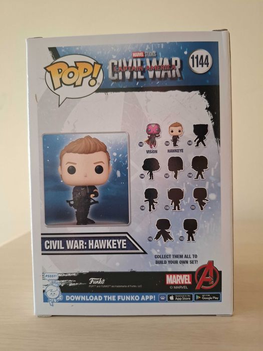 Funko pop 1144. Civil War Hawkeye. Amazon Exclusive