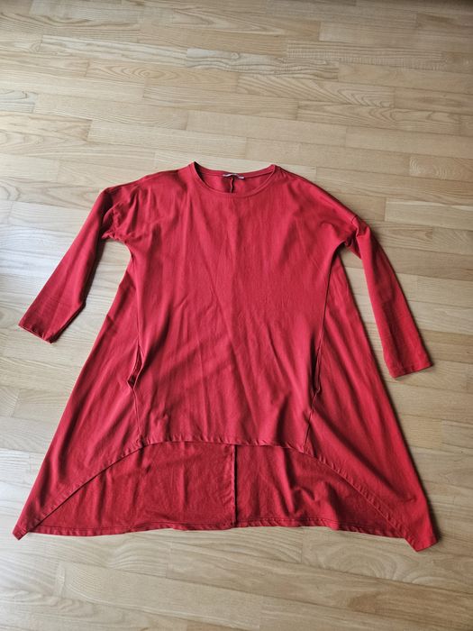 Bluza tunika czerwona butik s/m