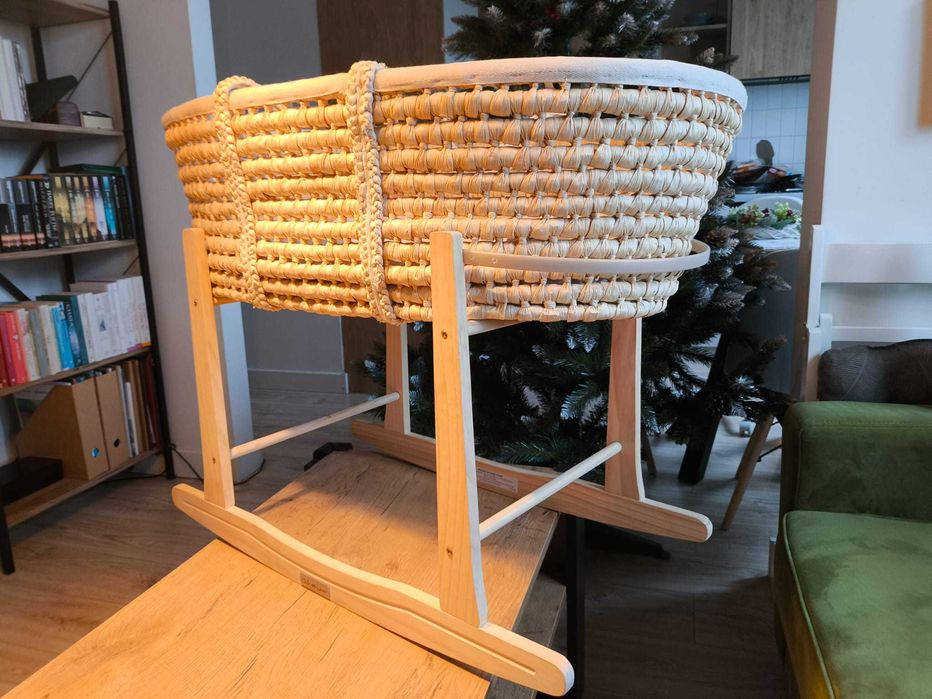 Duży kosz mojżesza z kołyską Clair de Lune