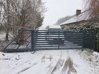 Brama przesuwna 4mx1.5 + Furtka 1mx1.5m