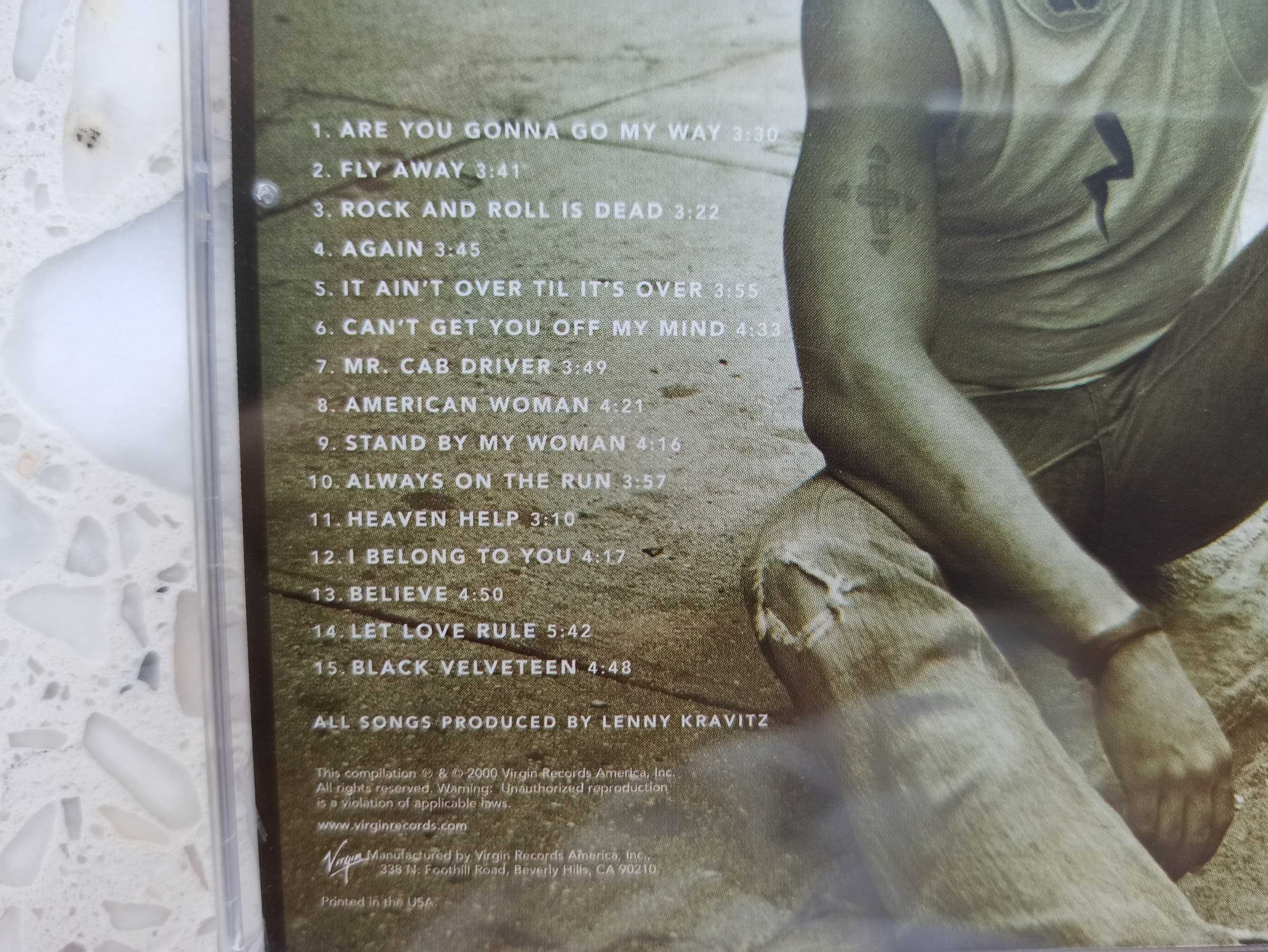 "GREATEST HITS" Lenny Kravitz (album z 2000 roku)