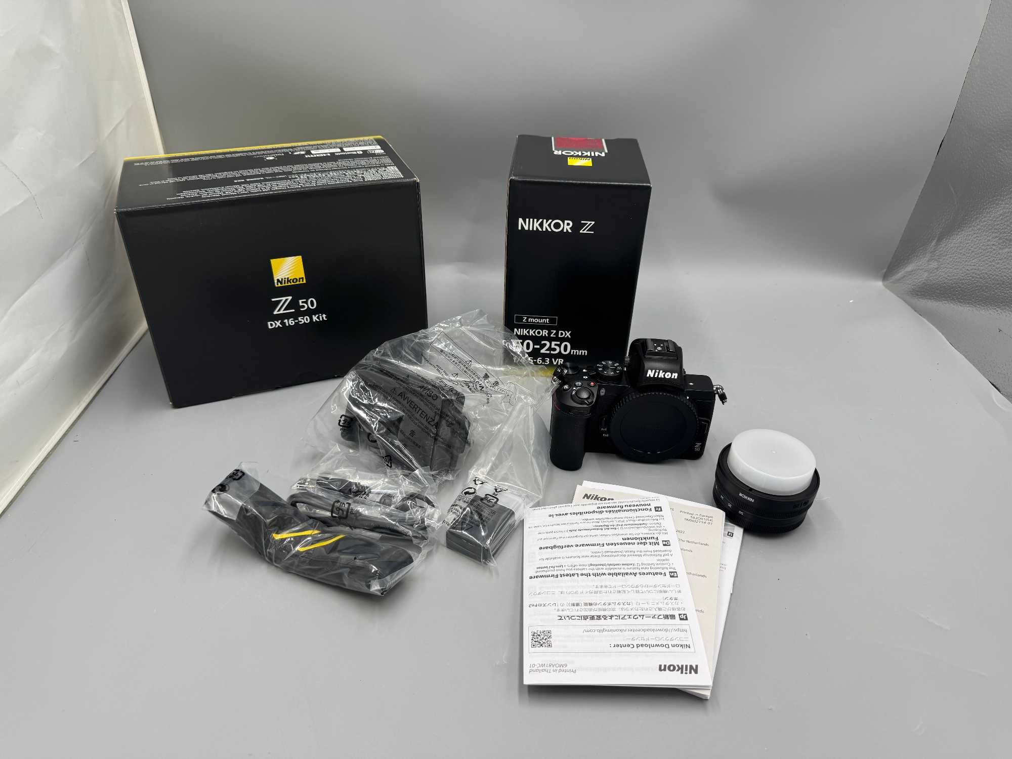 Nikon Z 50 Dx 16-50 + Dx 50-250 Kit Mega Zestaw Komplet No