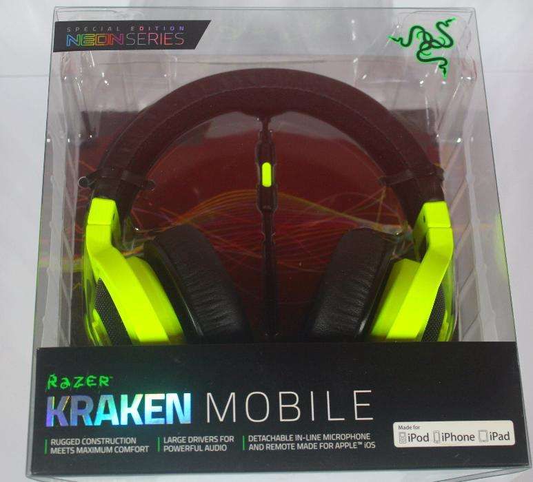 Razer Kraken Neon Limited Ed. Amarela Novos