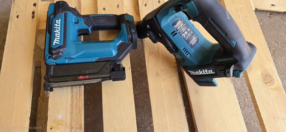 Makita, pregadora e martelo 12V usados