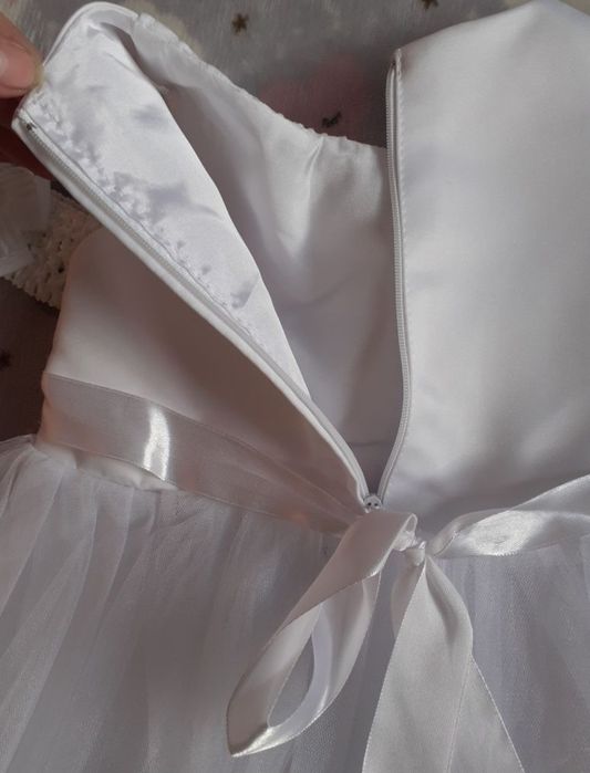 Белое платье на годик