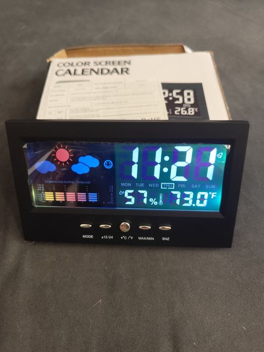 Stacja pogodowa  z godziną