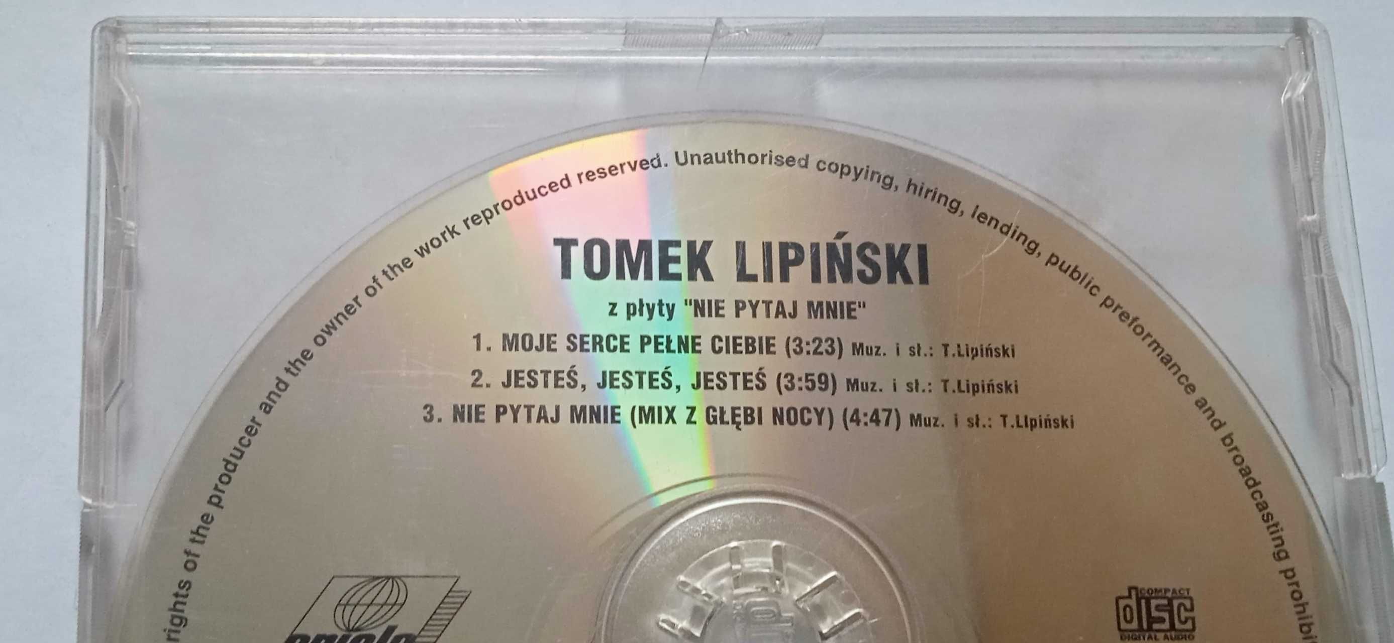 singiel CD Tomek Lipiński"Nie pytaj mnie"/Tamerlane