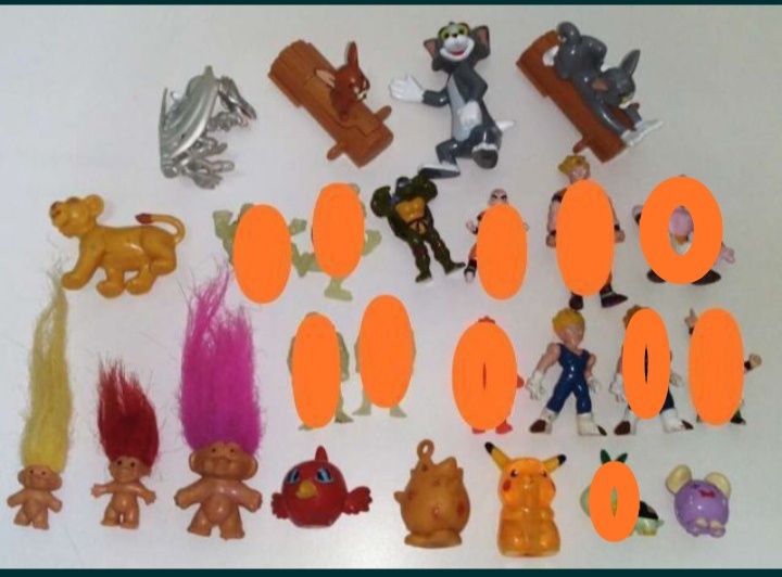 Figuras pvc plástico, Dragon Ball, Pokemon, Batman, Disney, toon