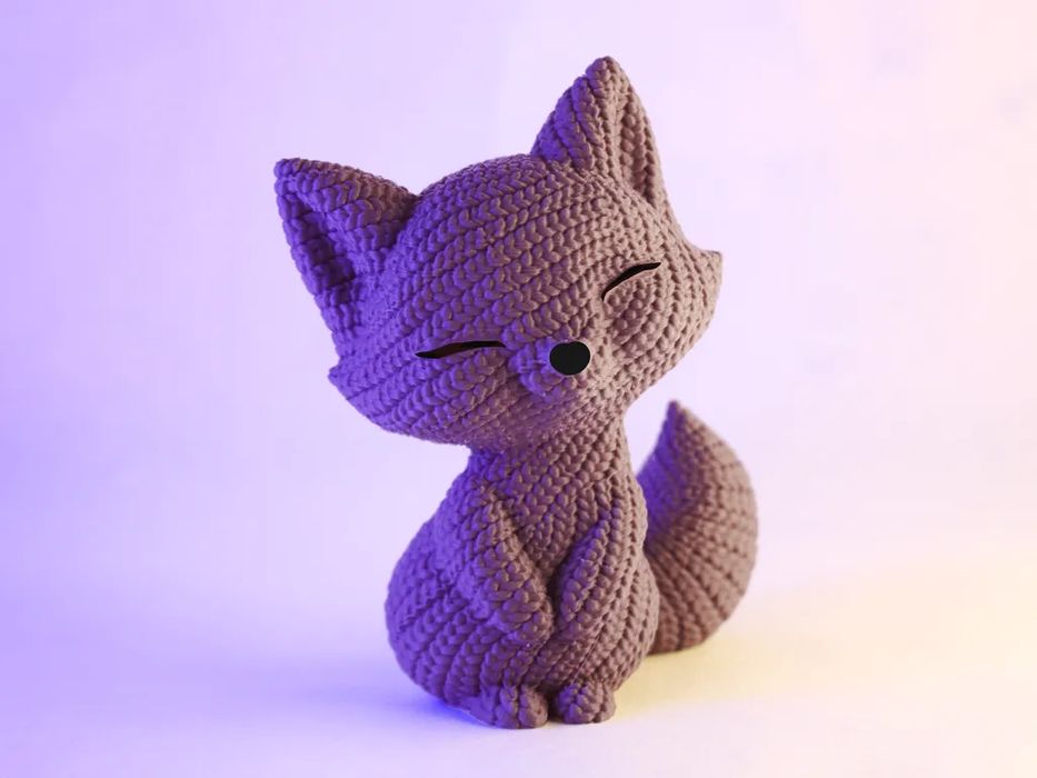 Raposa Tricotada Fofa
