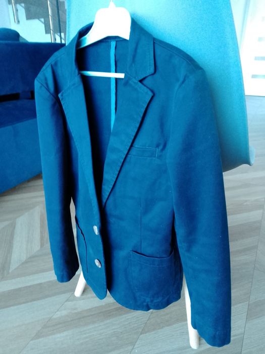 Marynarka dla chłopca granatowa 134cm