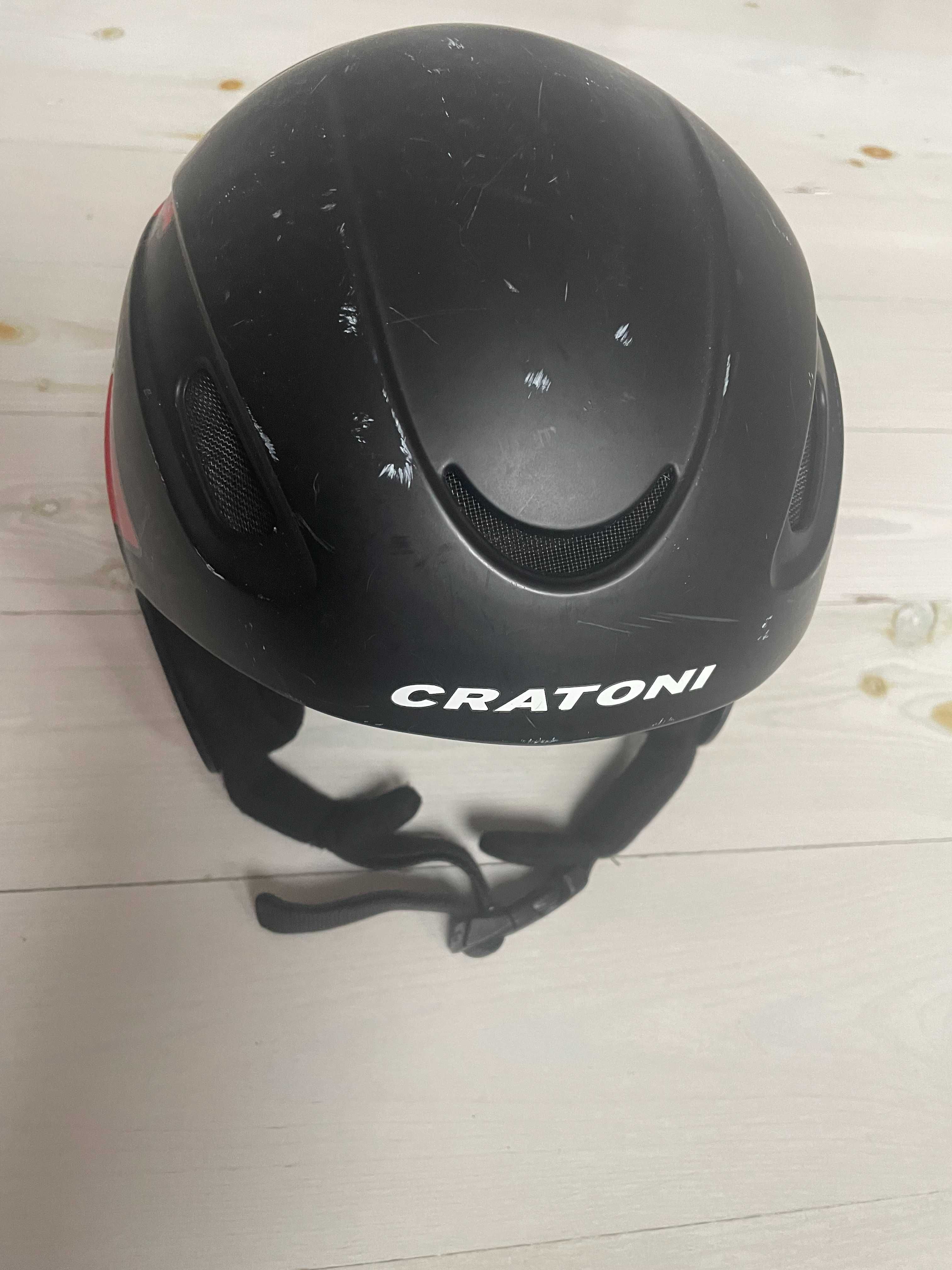 Kask Cratoni narciarski XS/S r. 50-54 cm Gogle Wild Nature 5-8 lat