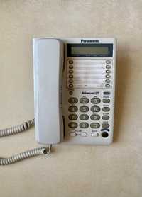 Стационарный проводной Телефон PANASONIC KX-TS2362RUW рабочий