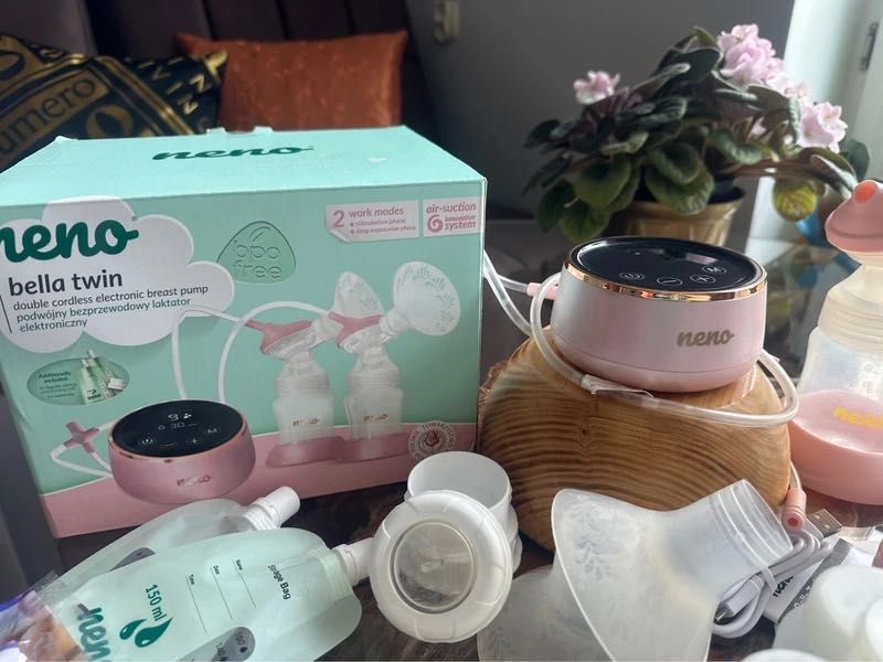 Laktator Neno Bella Twin + dużo gratisów