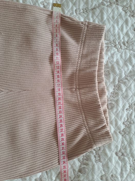 Костюм в рубчик.