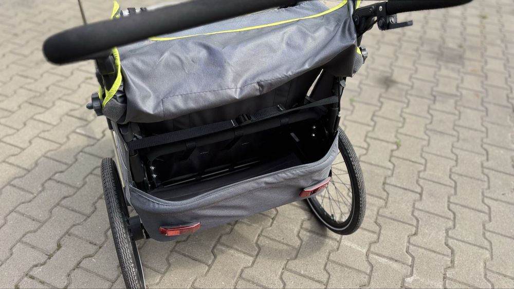 Przyczepka Rowerowa Queridoo Qupa 2(2 osobowa) Super stan!