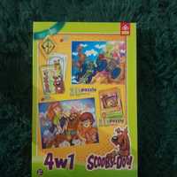 Puzzle Scooby-Doo 4w1