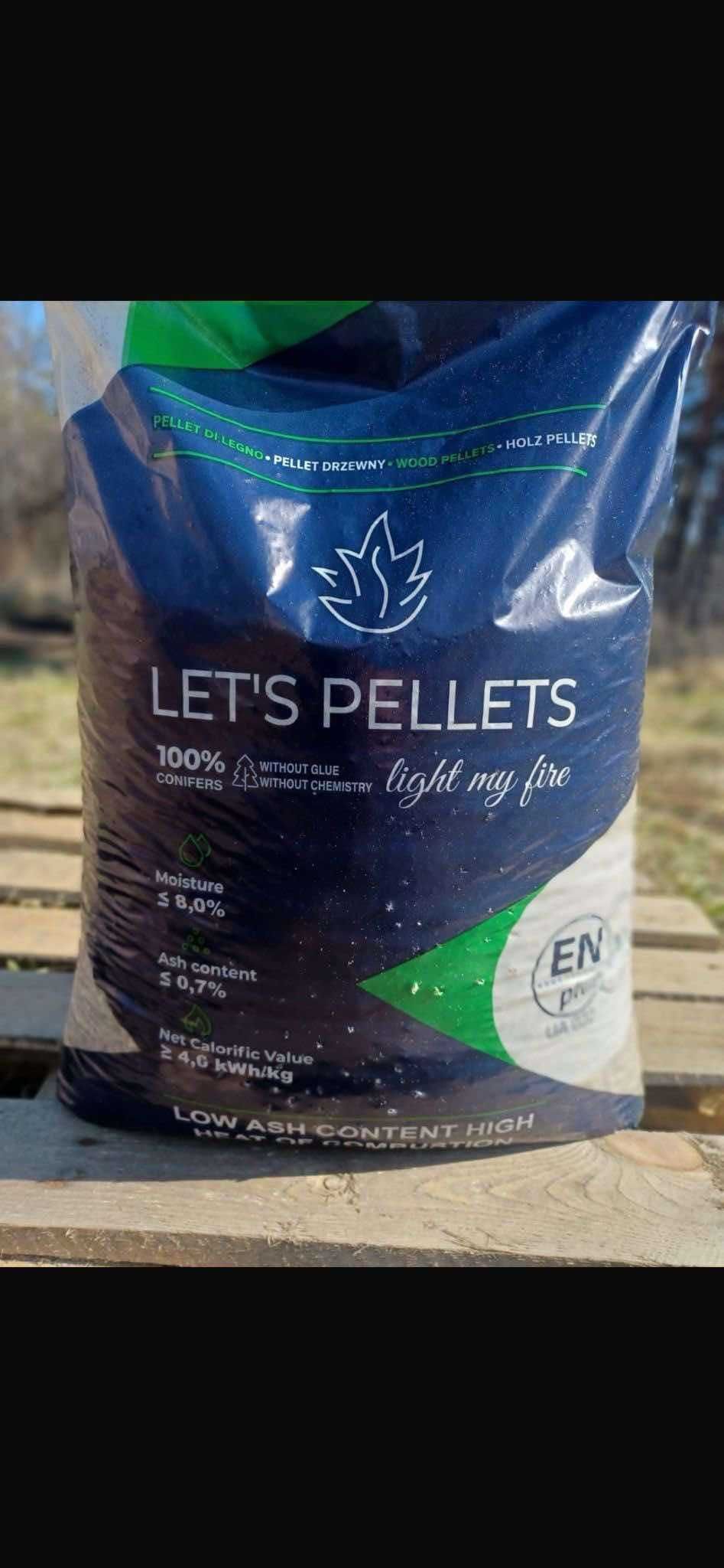 Pelet Premium Pellet sosnowy klasa A1 EN PLUS DOSTAWA