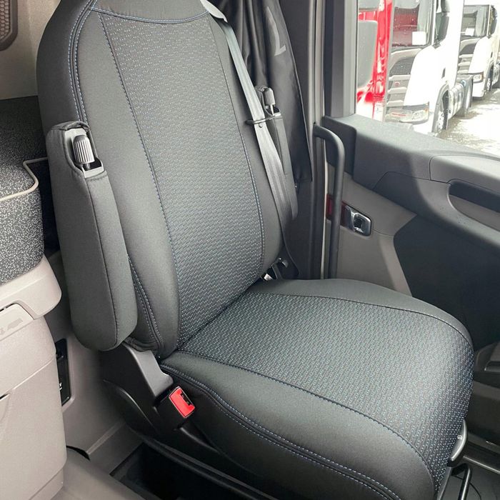 Pokrowce na fotele Peugeot Partner 2 os. Szyte ręcznie Tkaninowe