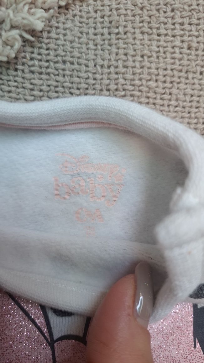 Komplet bluza spodenki opaska myszka minnie C&A 74