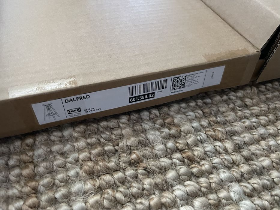 2 szt. IKEA Dalfred | stołki/krzesła barowe/hokery