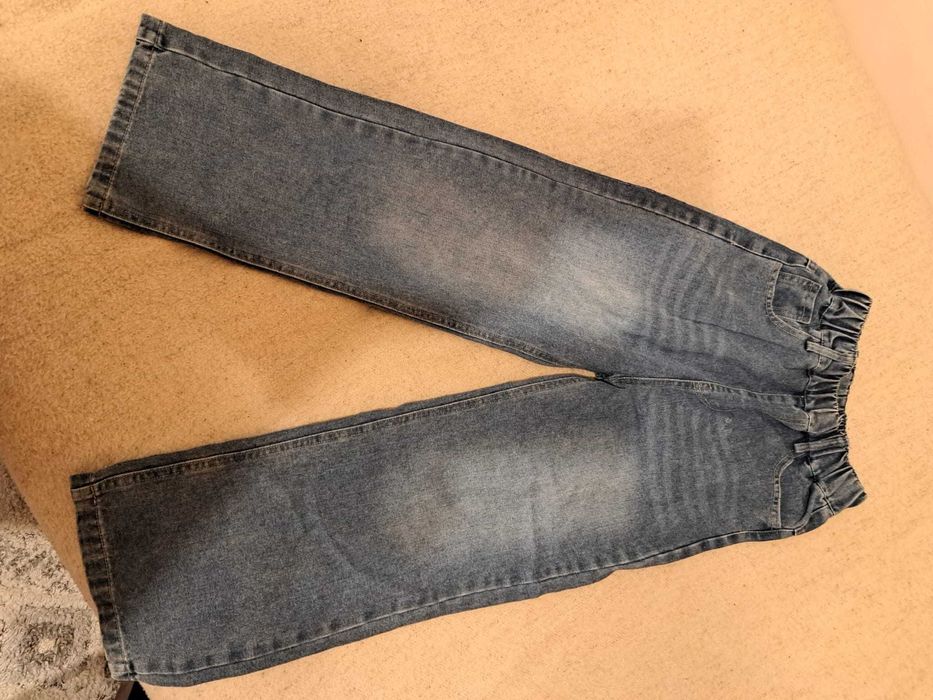 Spodnie chłopięce jeansowe 150 cm