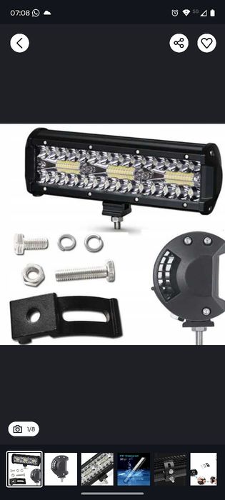 2 sztuki Lampa robocza LED 180W | 18000 lm | Combo
2