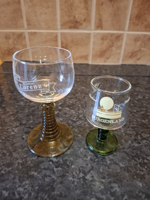 Бокалы ремеры цветной хрусталь Германия