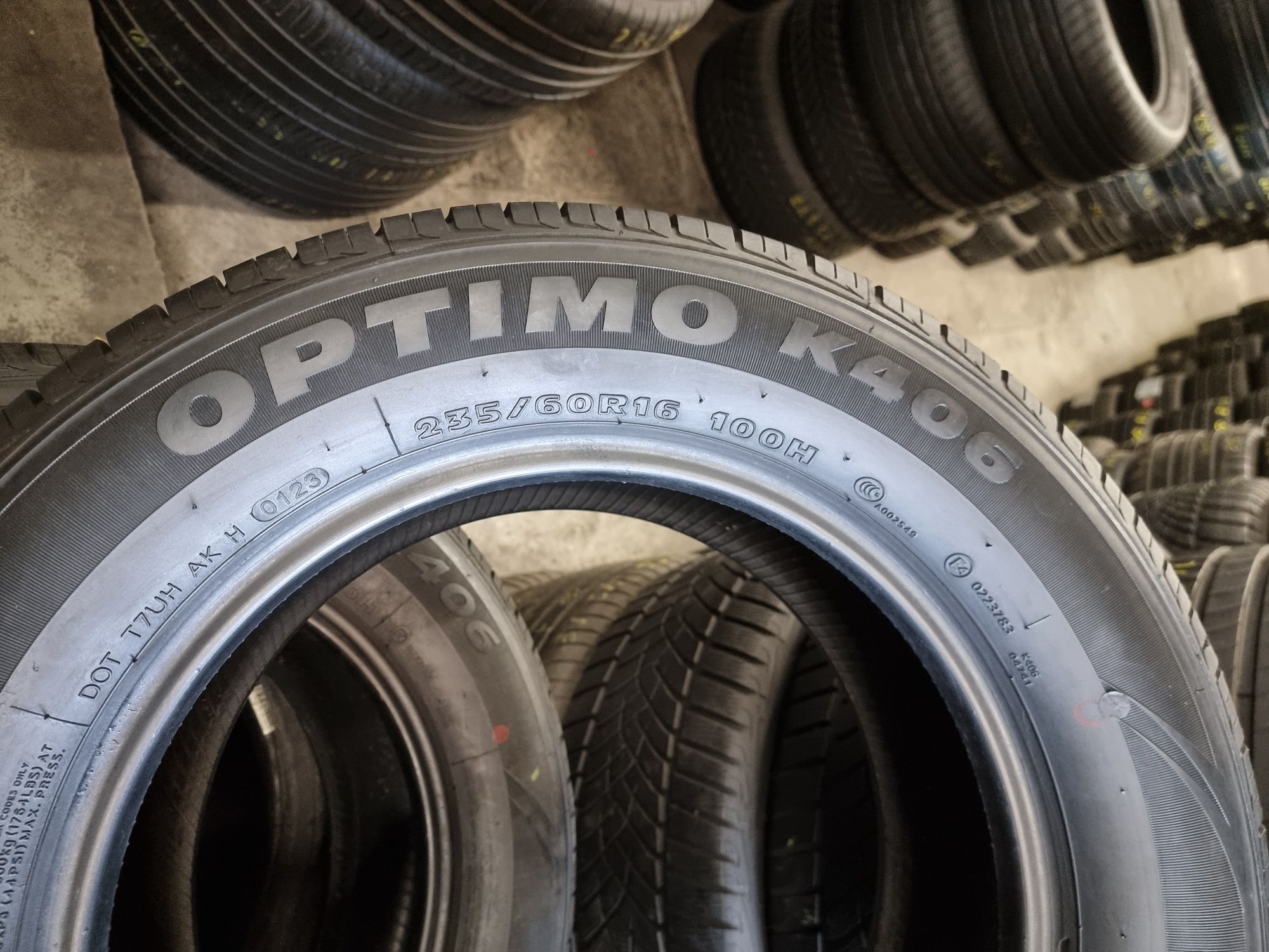 Шини літні 235х60хR16 Hankook Optimo R406 2 ШТ НОВІ ШИНИ