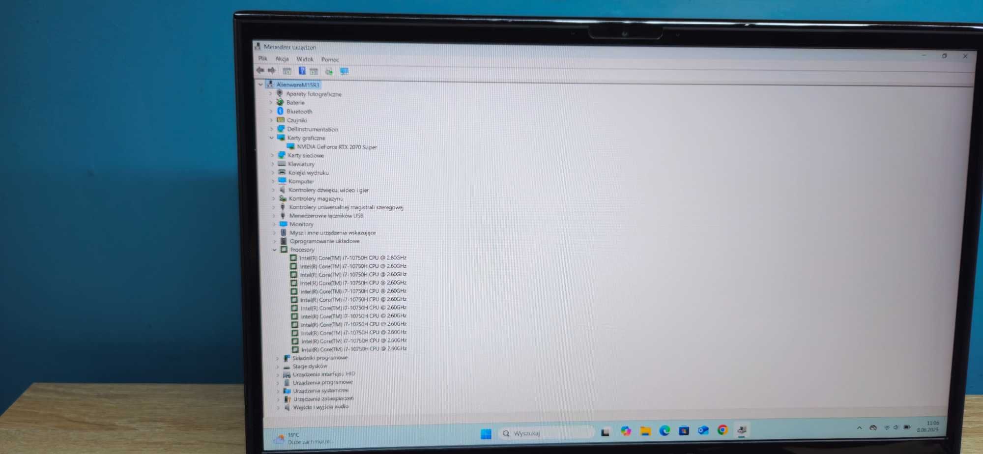 Dell Alienware M15 R3 i7-10750H, RTX 2070 Super 8GB, 1TB SSD, 32GB RAM