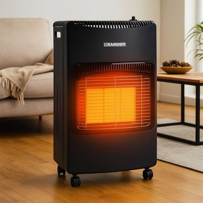 Нагрівач газовий KAMINER 26157 4,2 кВт, до 60м². обогреватель газовый