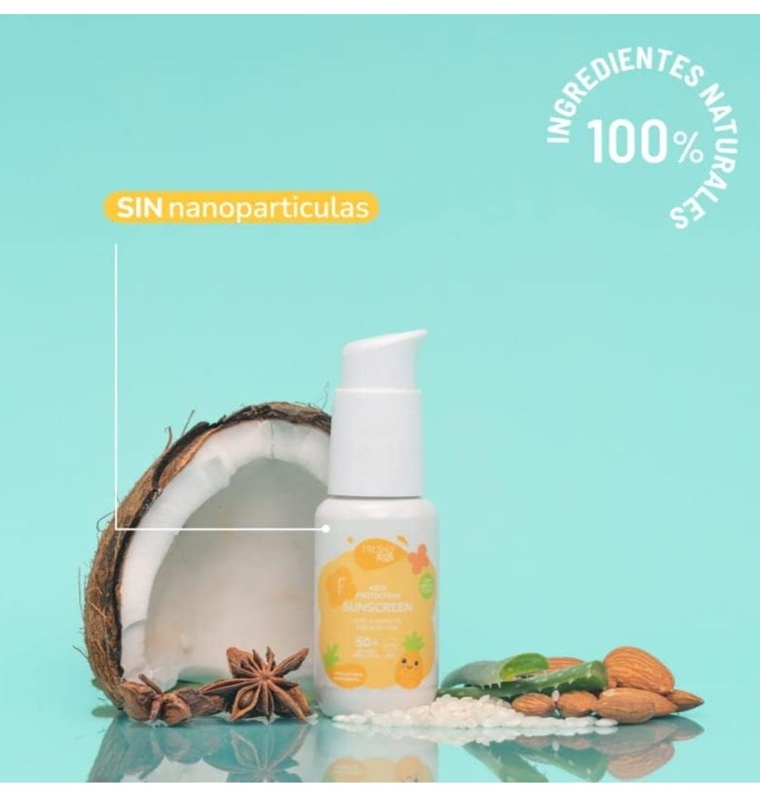 Freshly Cosmetics 100% naturalny krem przeciwsłoneczny dla dzieci 50