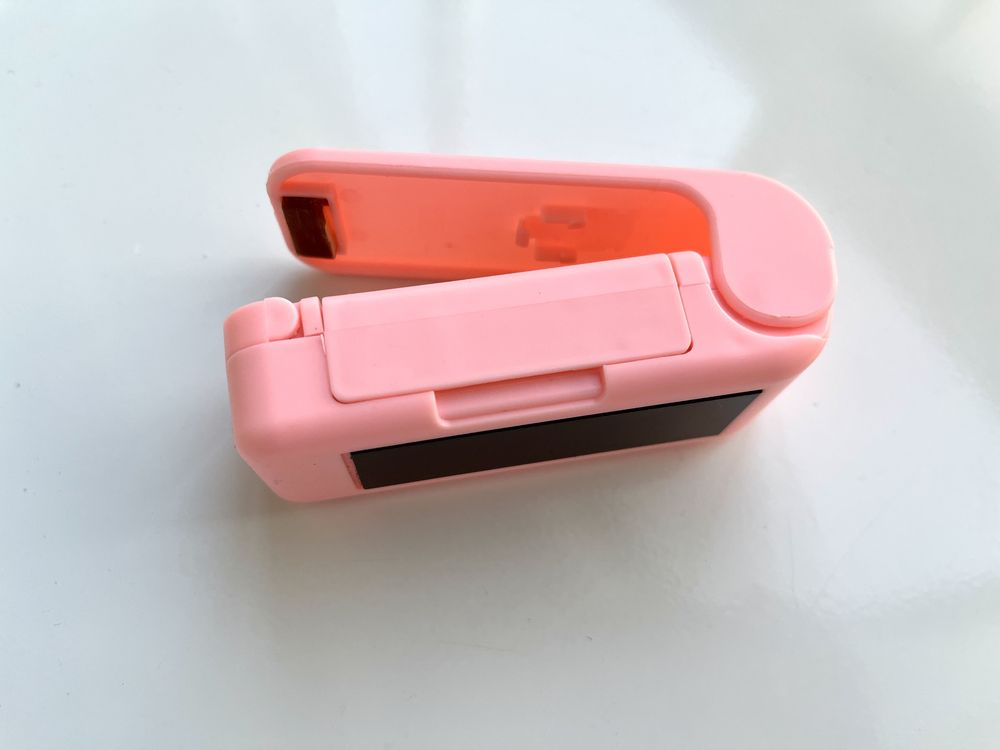 Mini selador portátil para pacotes plásticos