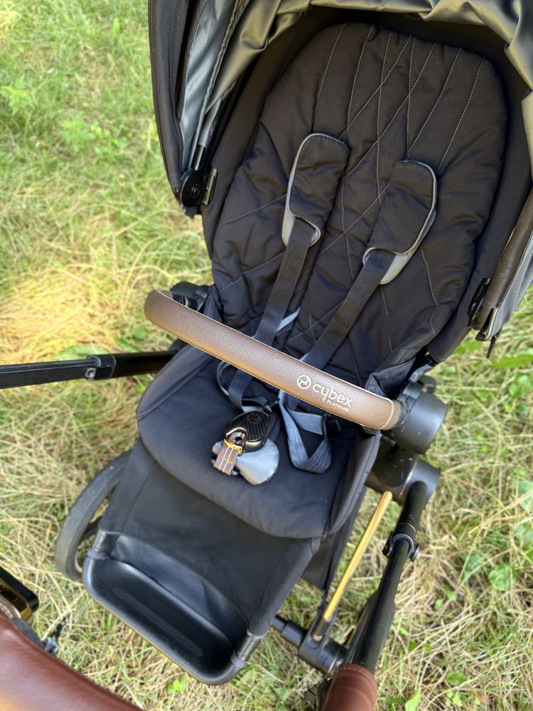 Cybex priam rose gold 2 в 1 + футмуф в подарунок