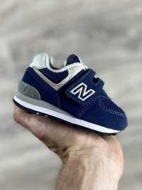 New balance classic 574 кроссовки 18 размер детские синие оригинал