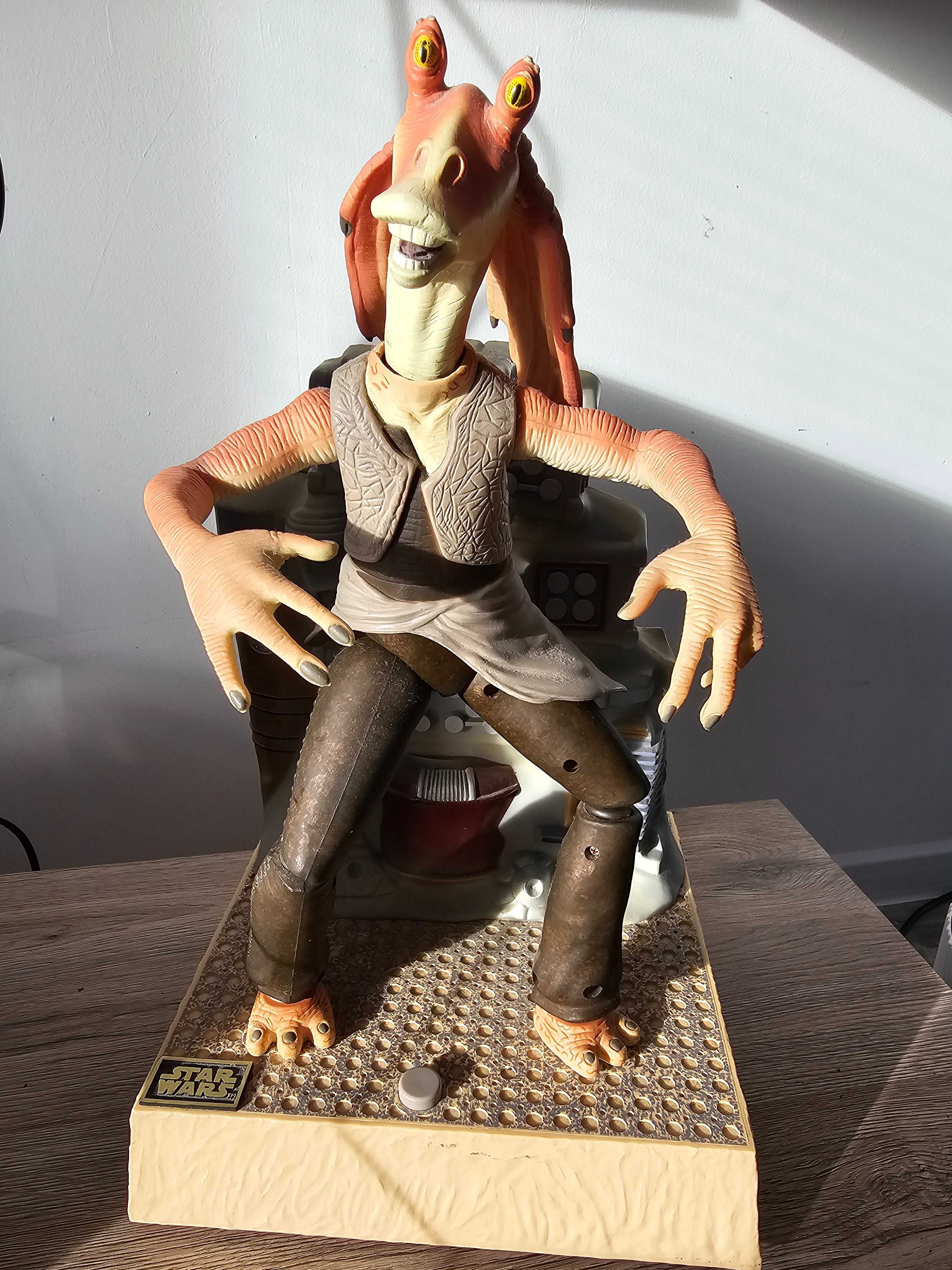 Jar Jar Binks Tańcząca postać Star Wars Thinkway 1999 Tańcząca figura