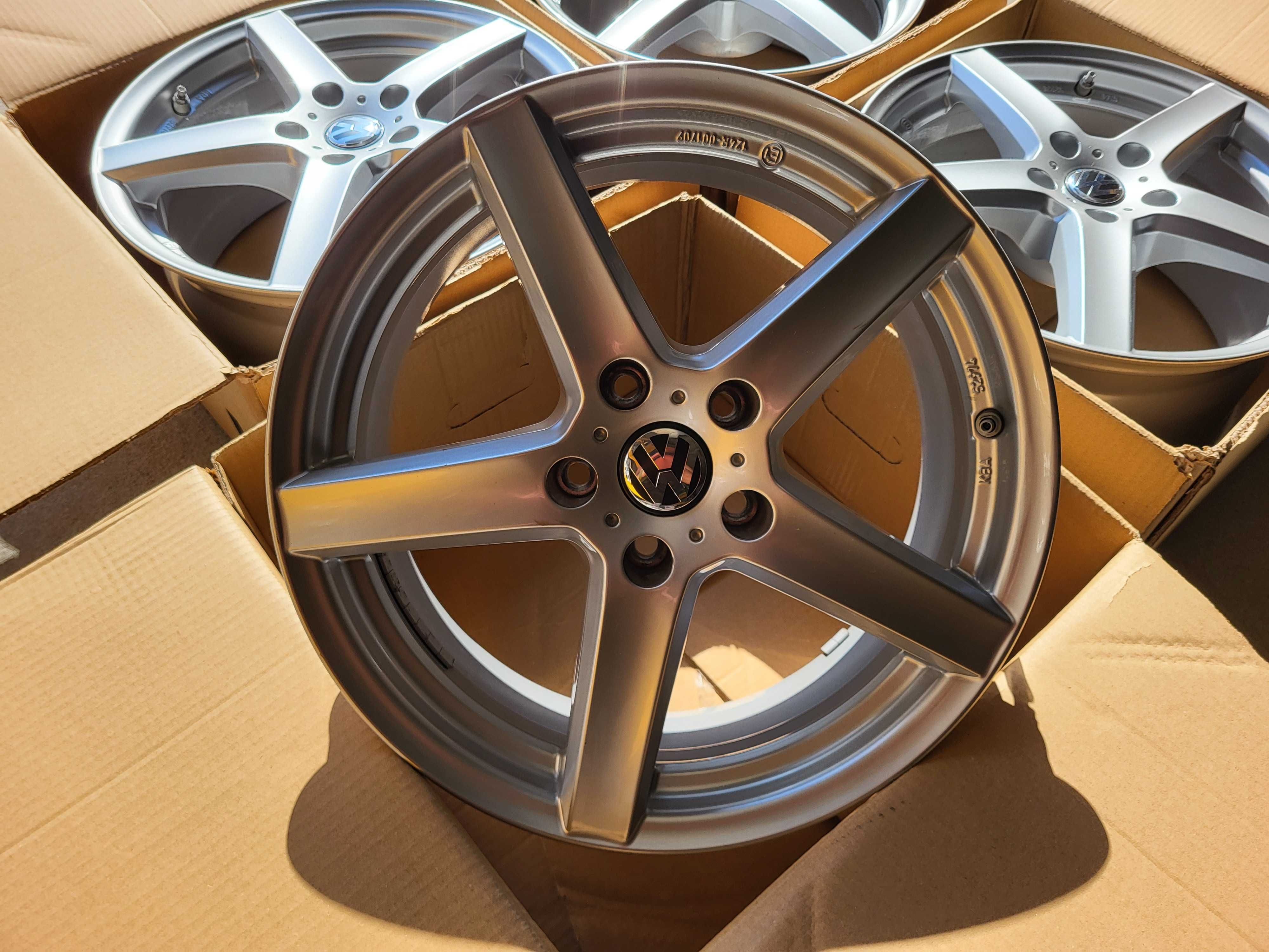 [662] Felgi aluminiowe 17 Cali 5x112 ET30 7,5Jx17H2 VW + Czujniki