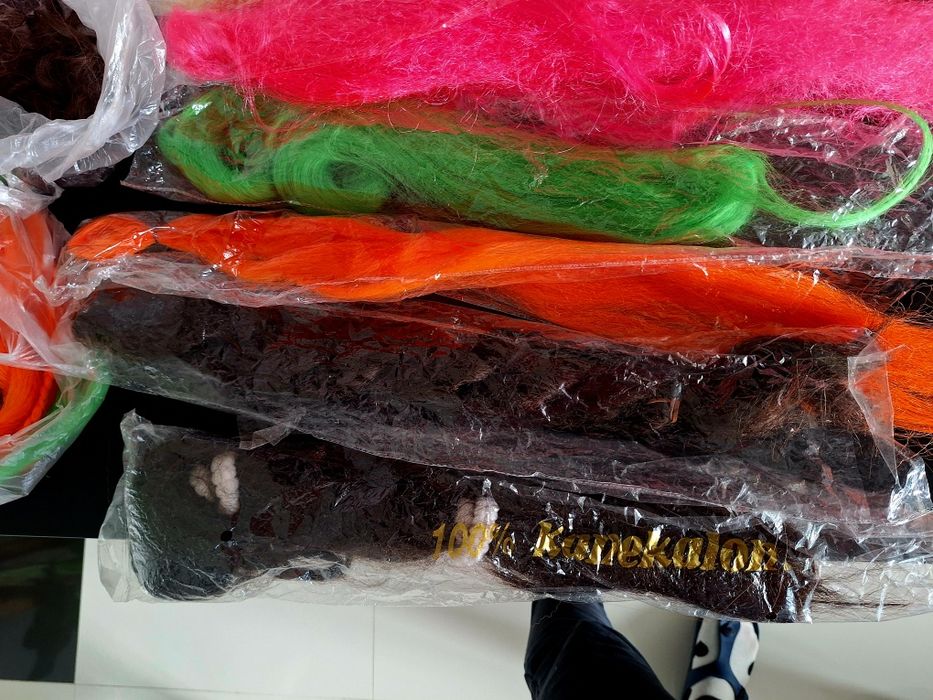 włosy sztuczne do  Warkoczyków