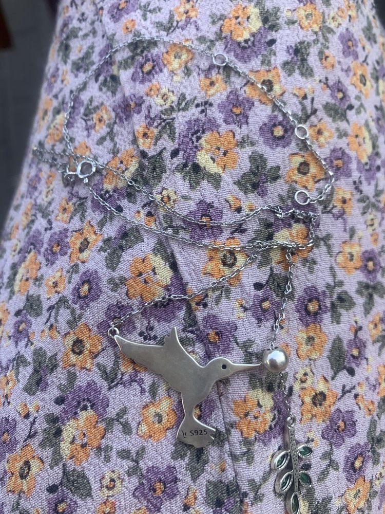 Oryginalny srebrny naszyjnik łańcuch typu choker