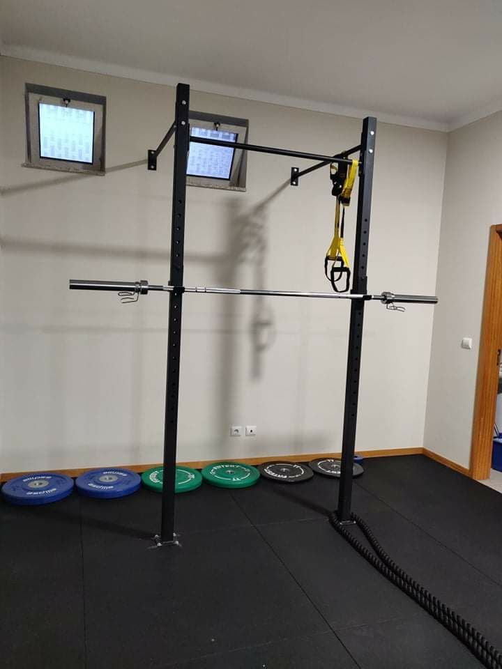 Rack pullups crossfit ginasio musculação