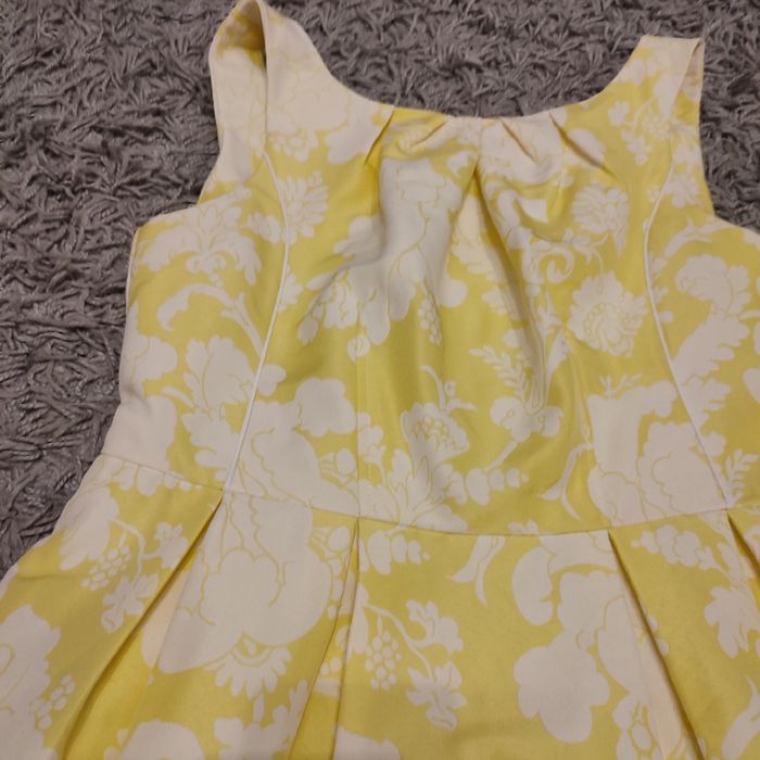 Sukienka F&F 42/16/XL żółto kremowa