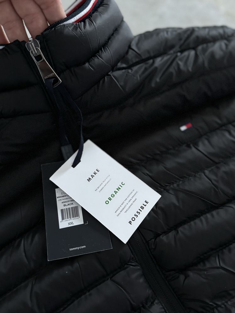 Czarny męski bezrękawnik Tommy Hilfiger r. XXL
