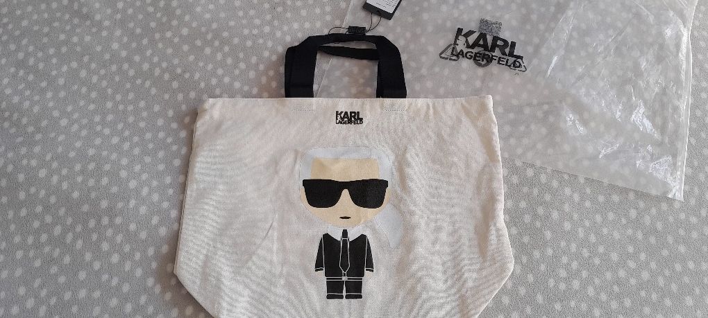 Karl Lagerfeld duża torba na lato