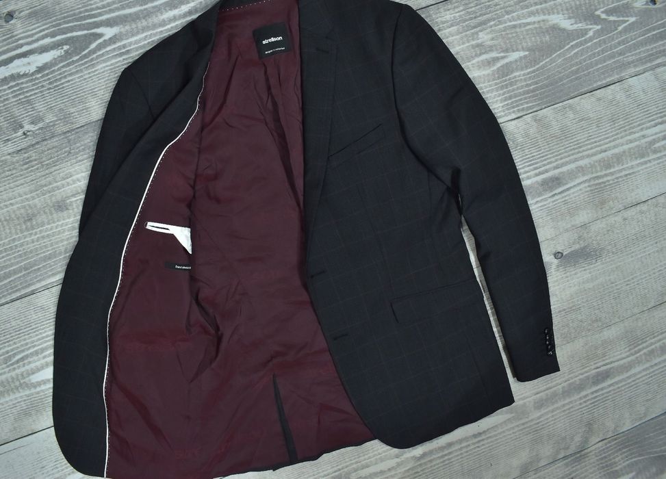 Strellson Allen Wełniana Marynarka Męska Stretch Slim Fit 102