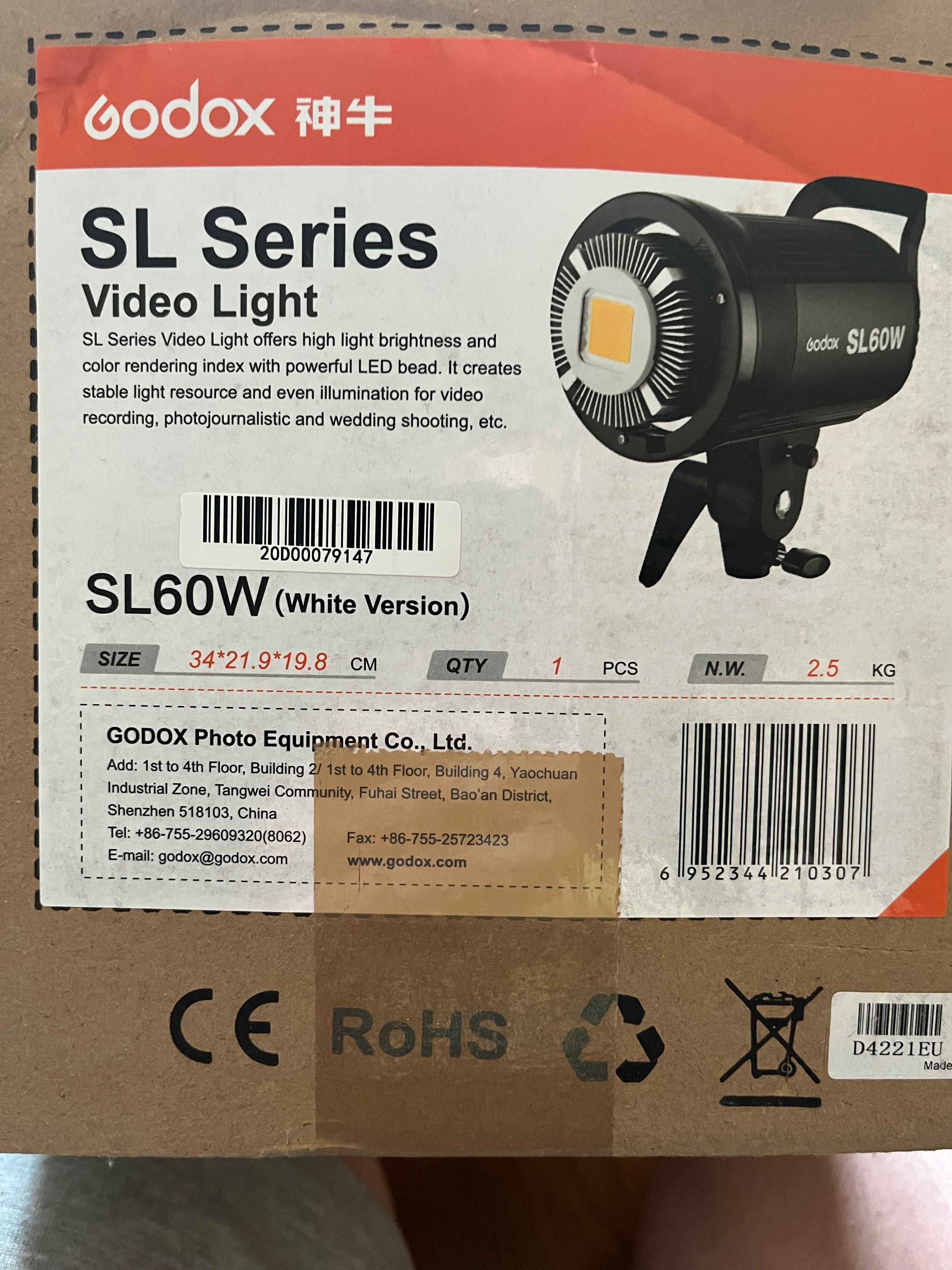 Lampa Godox SL-60W Video + statyw + softbox