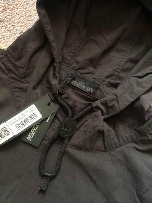 Анорак Stone Island Ghost Cotton Nylon Tela black